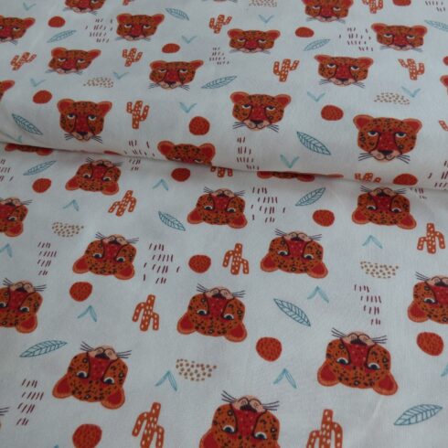 Tigrises pamut jersey