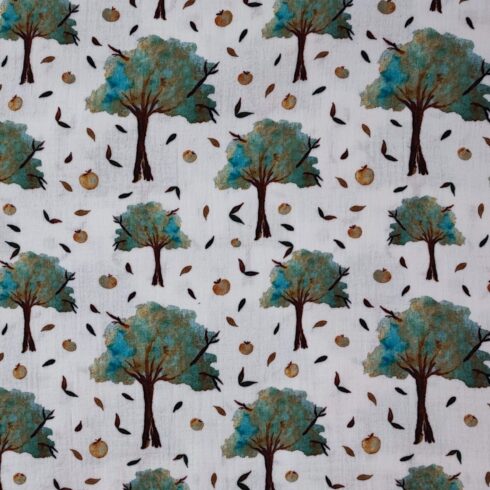 Fa mintás dupla géz