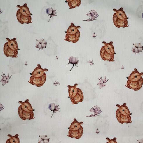 Tatu mintás finom szövésű pamutvászon, puplin