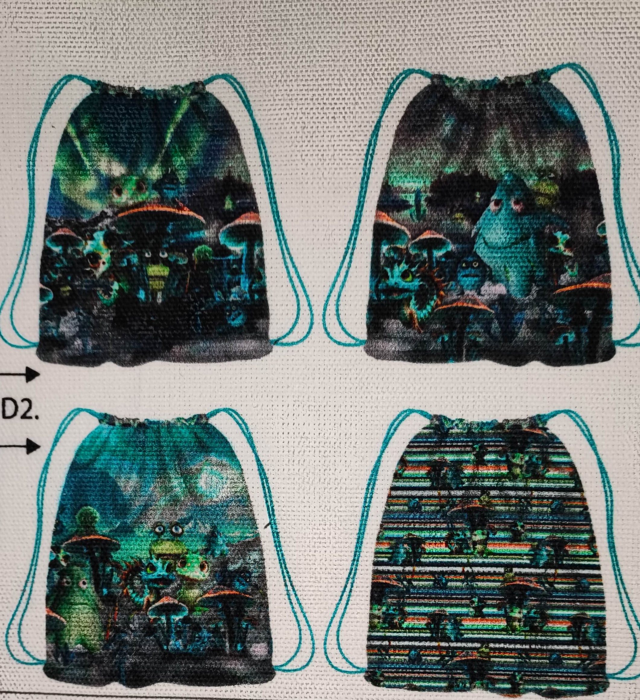 Űrlényes táska panel - Image 2