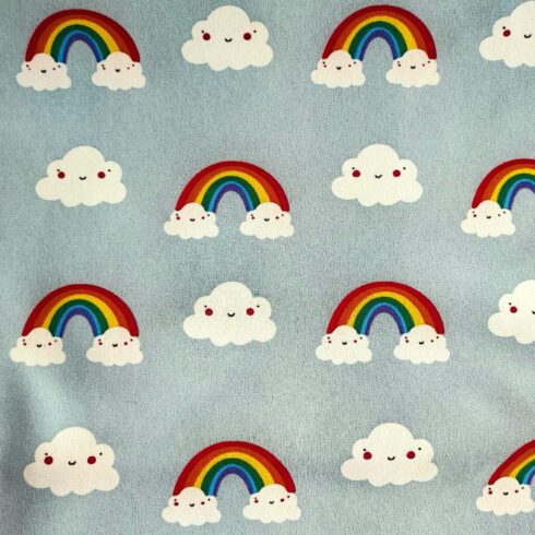 Szivárványos softshell