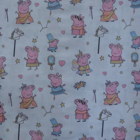 Peppa malackás designer pamutvászon