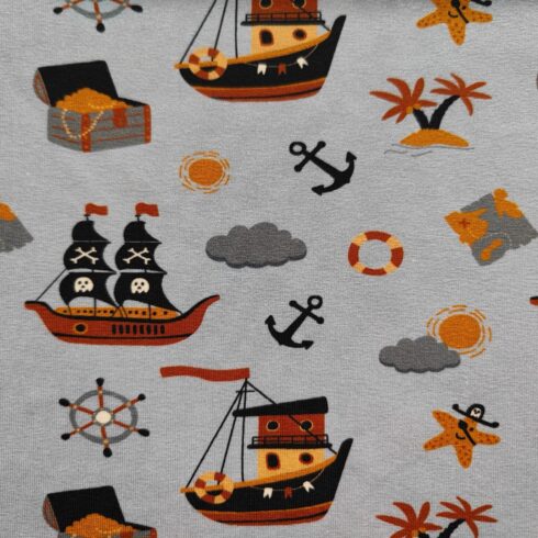 Hajós pamut jersey darab 60 cm