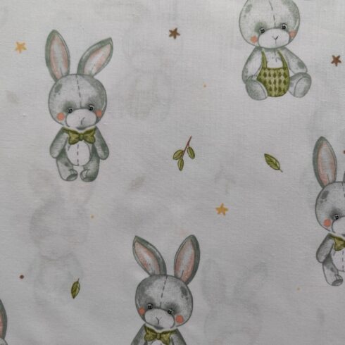 Nyuszis pamutvászon