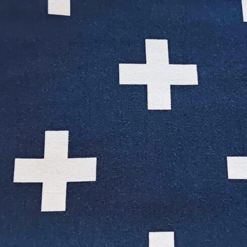 Biopamut jersey anyag sötétkék