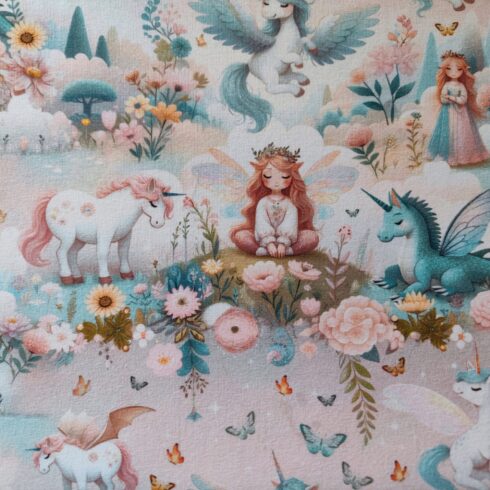 Tündéres pamut jersey anyag prémium