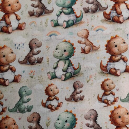 Dínós softshell anyag