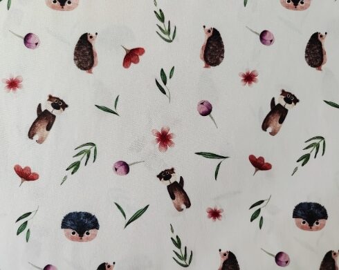 Sünis, medvés finom szövésű pamutvászon, puplin