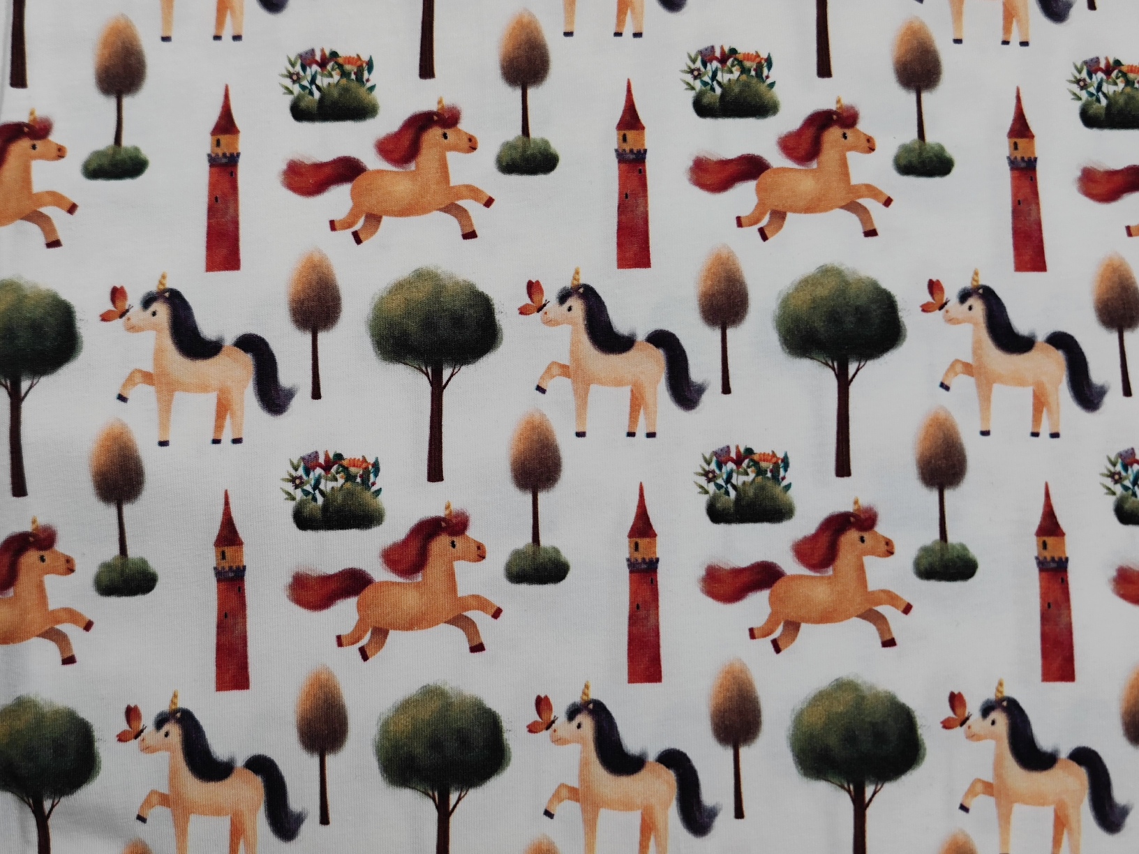 Lovacskás pamut jersey