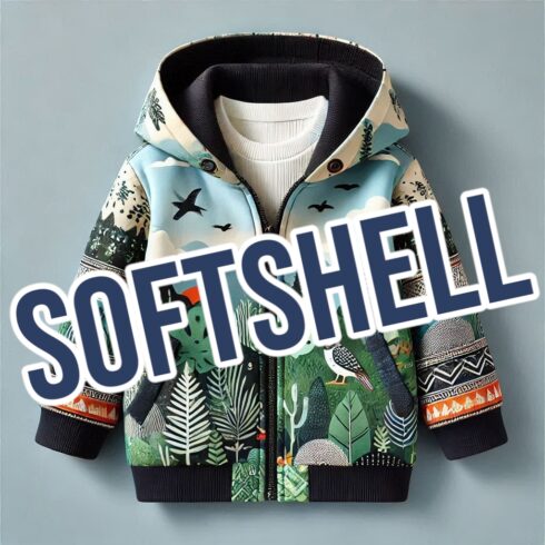 Softshell, kabát anyag