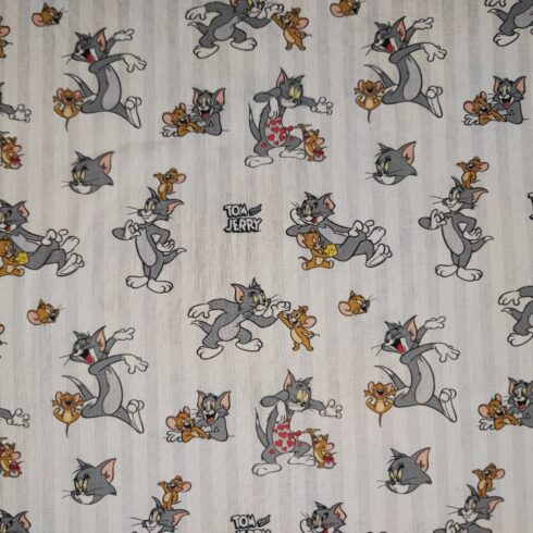 Tom és Jerrys designer pamutvászon