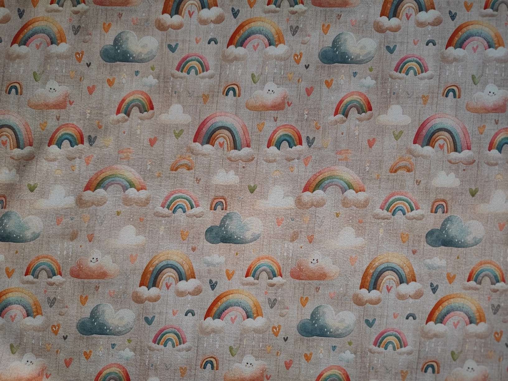 Szivárványos softshell bézs - Image 2